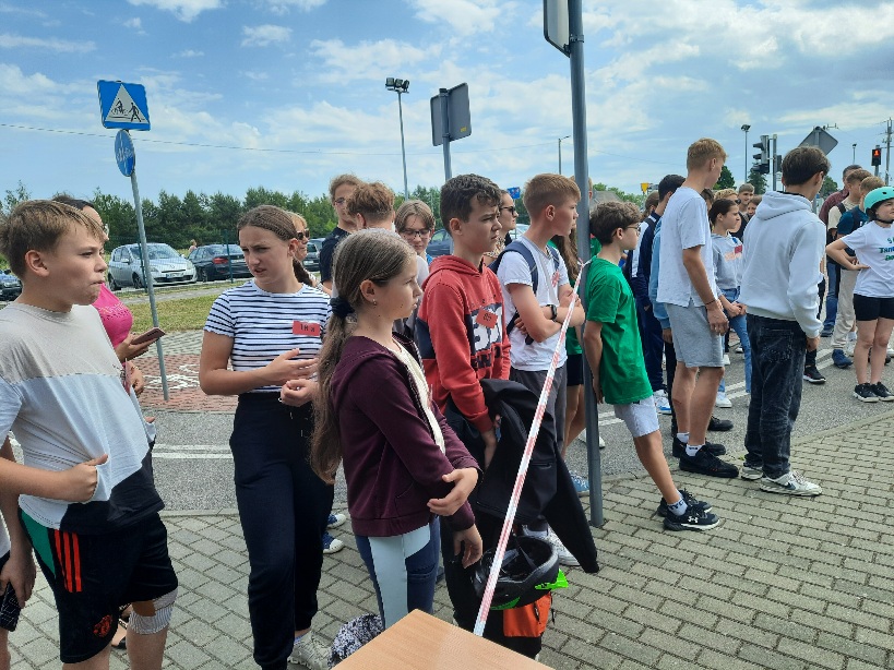 uczniowie podczas turnieju BRD etap wojewódzki