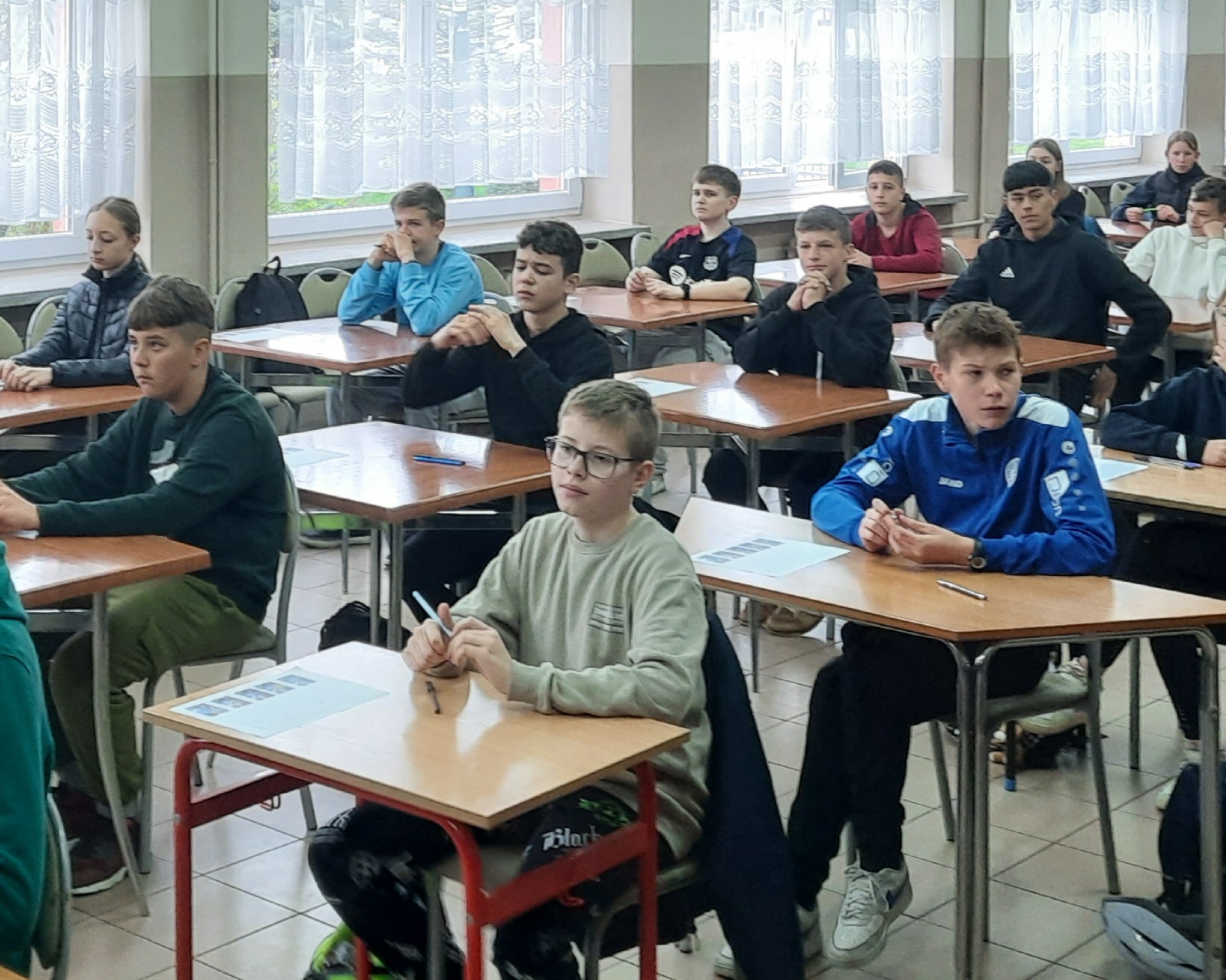 uczniowie podczas turnieju BRD